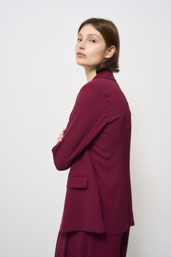 Giacca donna bordeaux - 6