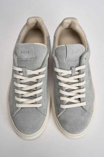 Sneakers uomo Levante in camoscio grigia - 6
