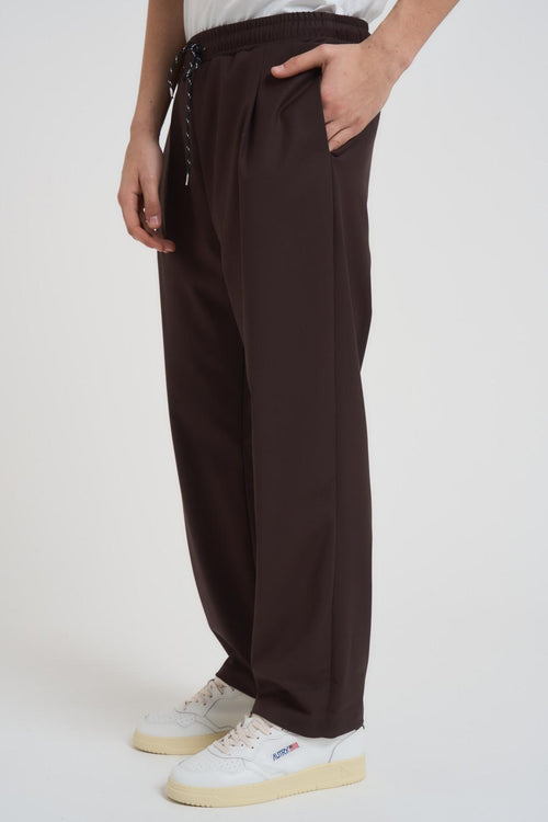 Pantalone uomo con elastico moro - 2