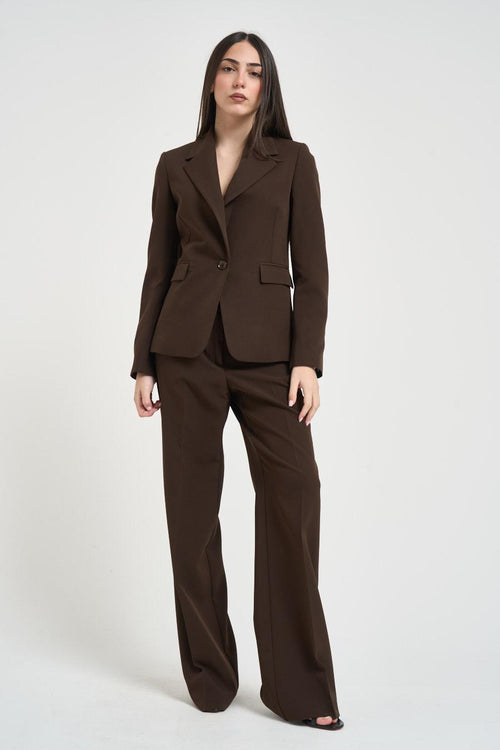 Tailleur donna cioccolato