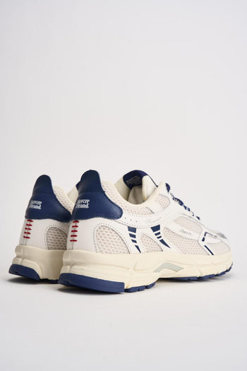 Sneakers uomo Rerun bianca e blu - 6