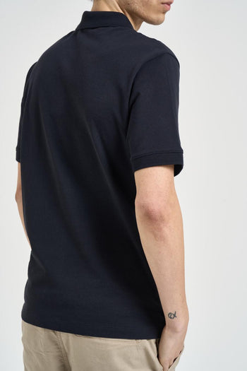 Polo uomo manica corta blu - 3