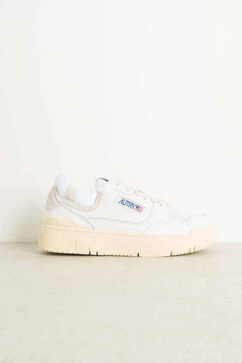 Sneakers donna low in pelle - 1