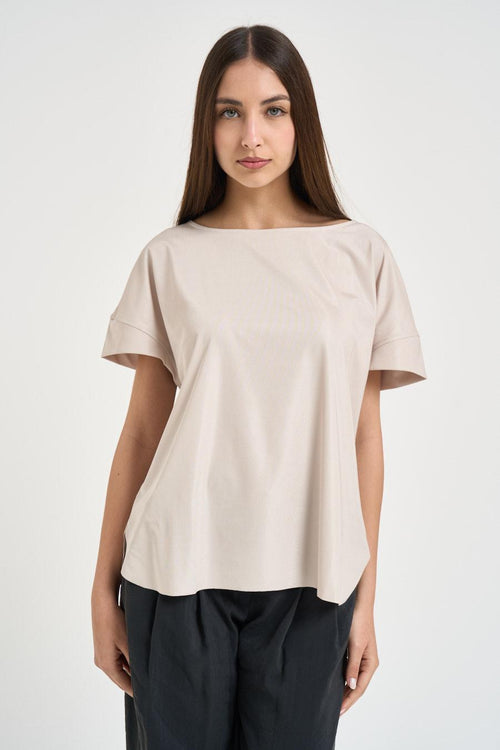 T-shirt donna burro