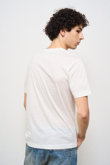 T-shirt uomo girocollo bianca - 6