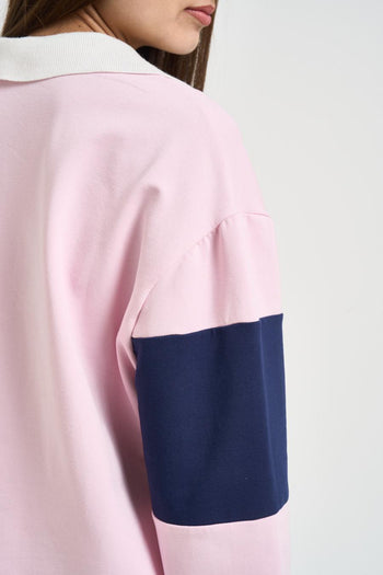 Polo donna scritta frontale rosa - 4