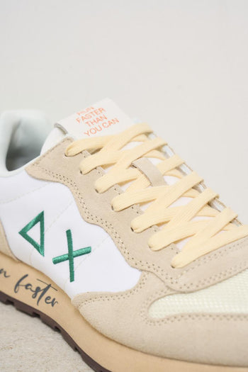 Sneakers uomo bianca e verde - 4
