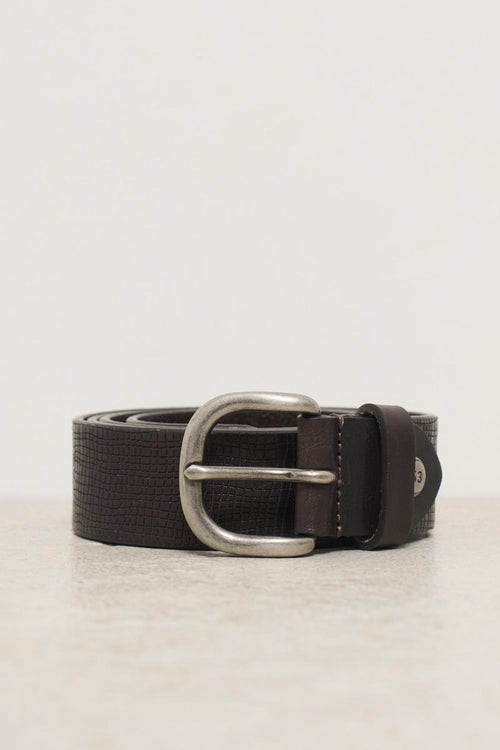 Men's dark brown belt - 1