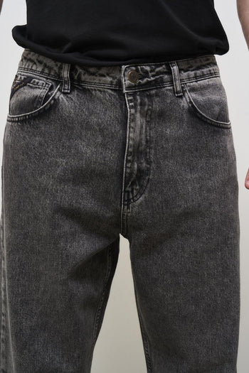 Cleveland men's jeans in black denim - 6
