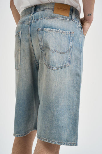 Bermuda uomo slavato in denim - 3