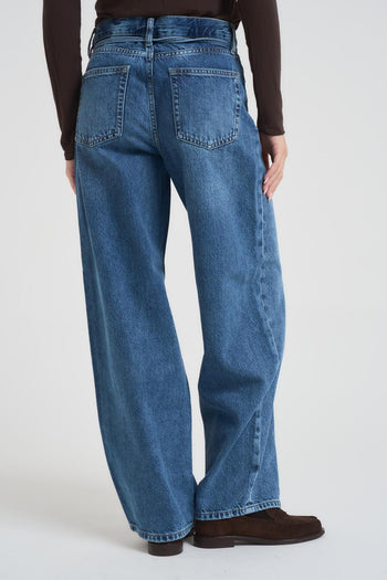 Jeans donna balloon denim medio - 3