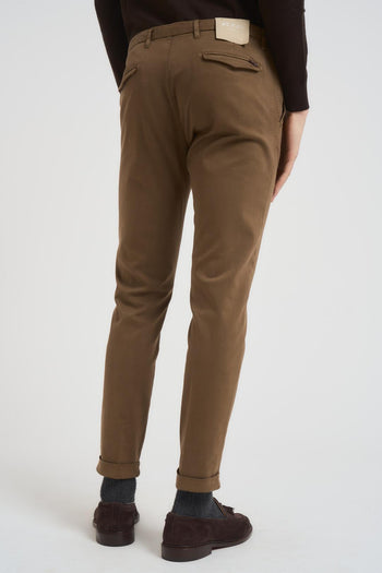 Pantalone uomo dritto tabacco - 4