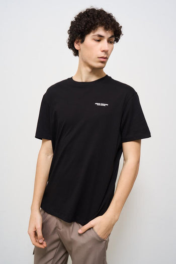 T-shirt uomo girocollo nera - 3