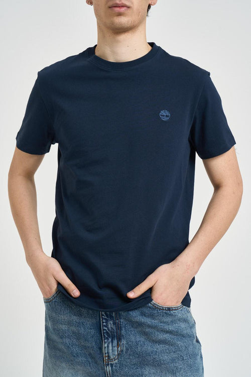 T-shirt uomo girocollo blu