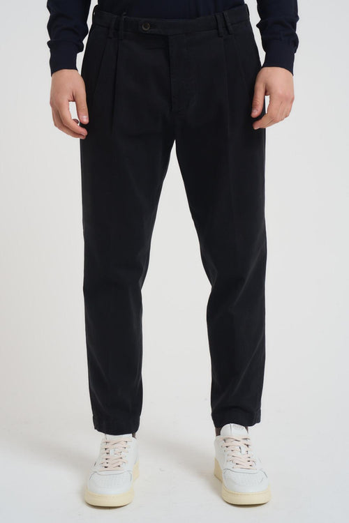 Pantalone uomo dritto blu scuro
