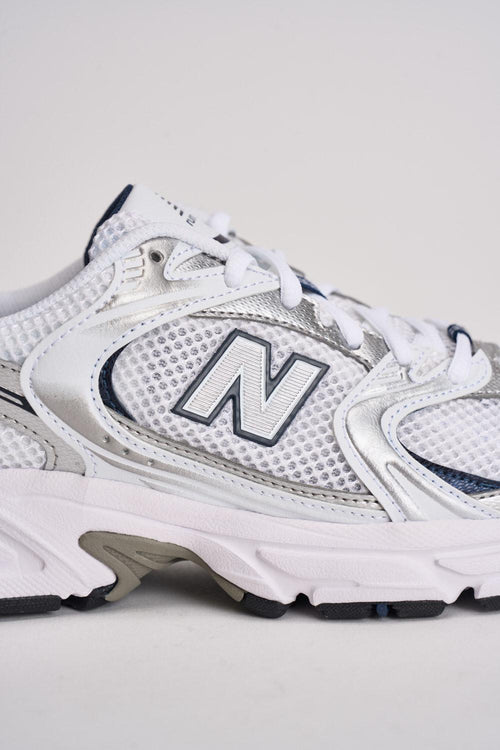 Sneakers donna 530 bianche e blu - 2