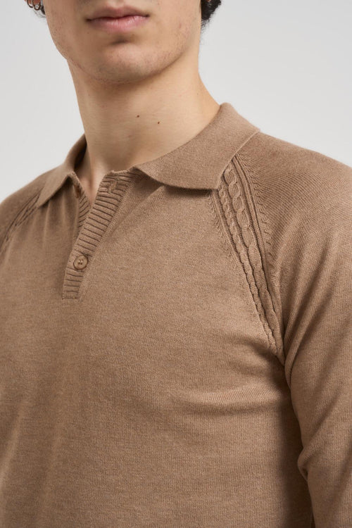 Polo uomo cammello - 2