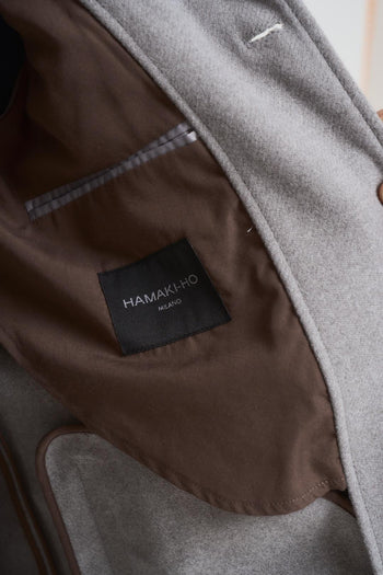 Giubbotto a camicia uomo grigio chiaro - 6