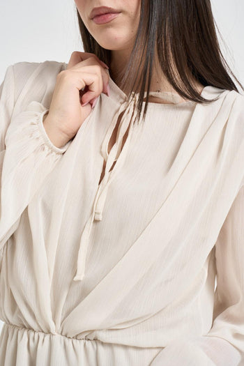 Abito donna fluido panna - 3
