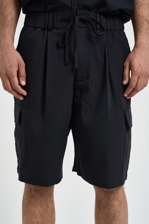 Bermuda uomo cargo nero