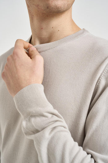 Maglia uomo girocollo burro - 4
