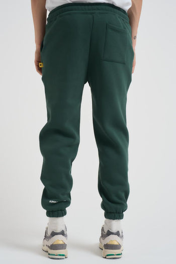 Pantalone tuta jogger uomo verde - 3