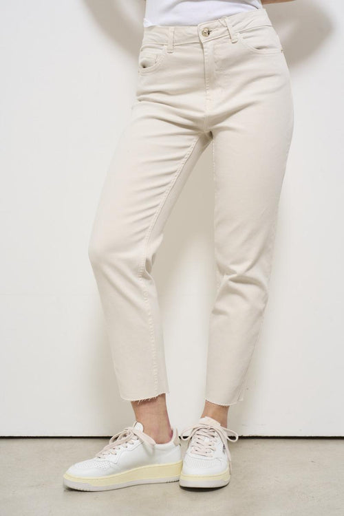 Jeans donna panna
