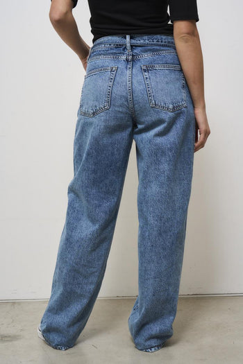 Women's medium denim balloon jeans - 4