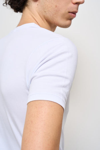 T-shirt uomo girocollo bianca - 4