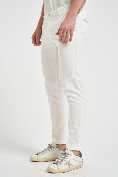 Pantalone uomo slim bianco - 2