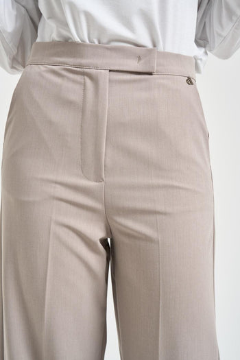 Pantalone donna a palazzo grigio - 5