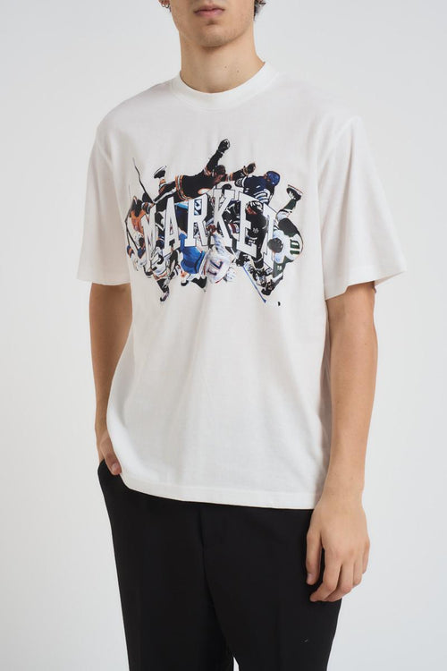 T-shirt uomo girocollo bianca