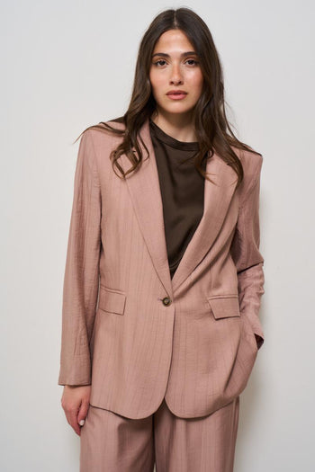 Abito donna goffrato rosa - 3