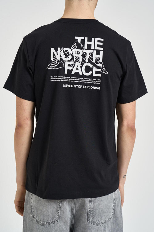 T-shirt uomo girocollo nera - 2