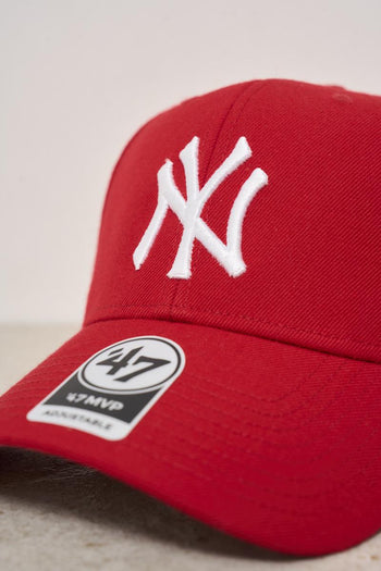 New York Yankees Red Snapback Cap Men - 3
