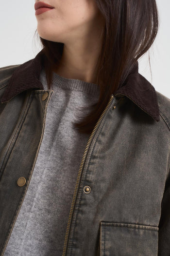 Giuabbotto in denim scuro donna - 5