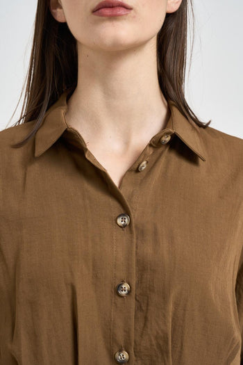 Camicia donna cropped moro - 3