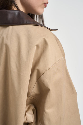 Giacca donna corta beige - 6