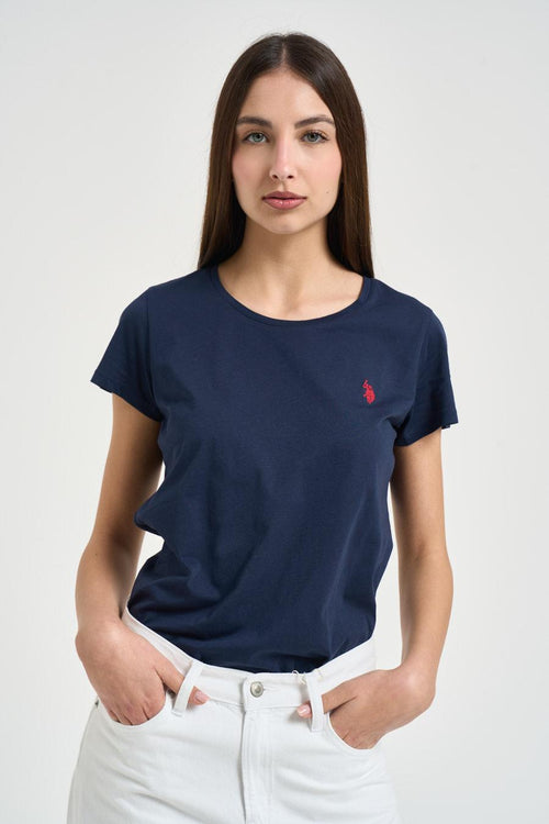 T-shirt donna blu navy - 1