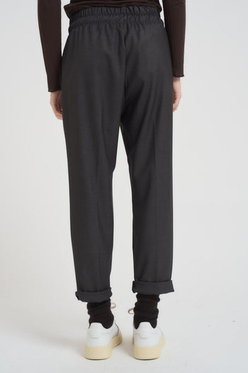 Pantalone donna regular grigio antracite - 3