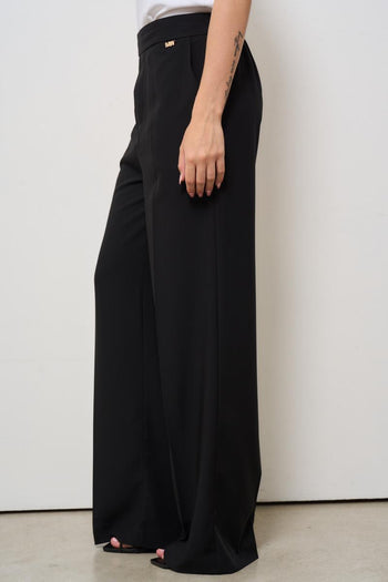 Pantalone donna gamba dritta nero - 3