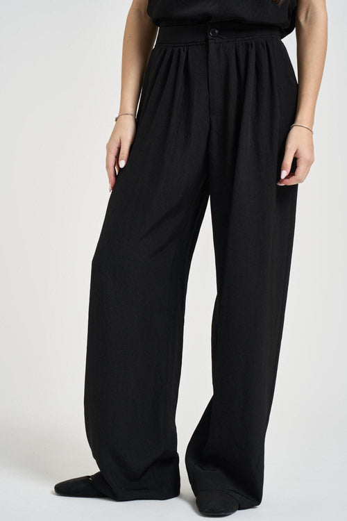 Pantalone donna a palazzo nero