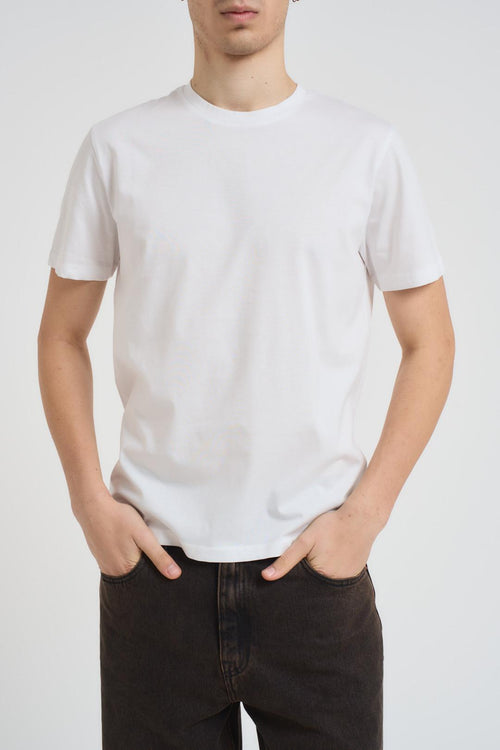 T-shirt uomo girocollo bianca
