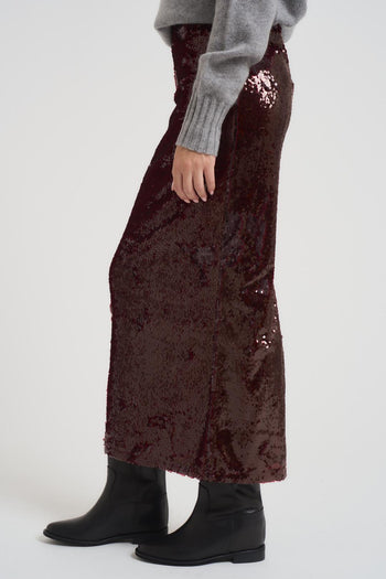 Gonna donna lunga con paillettes - 3