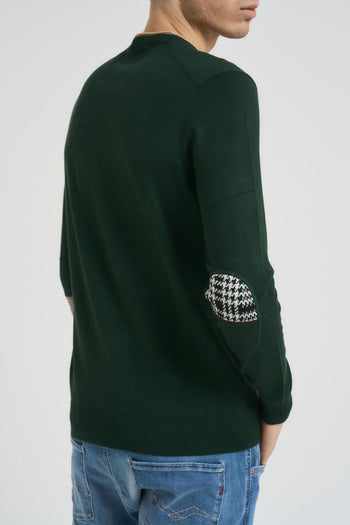 Maglia uomo girocollo verde. - 4