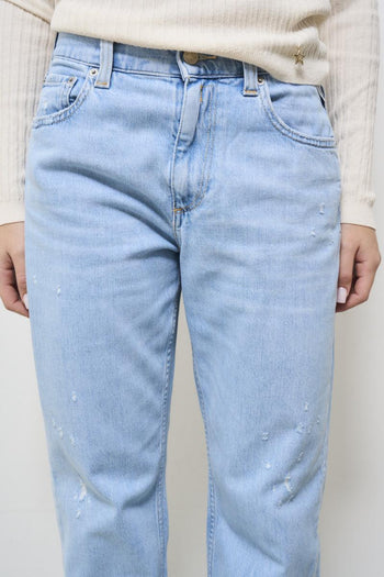 Women's regular jeans in light denim - 7