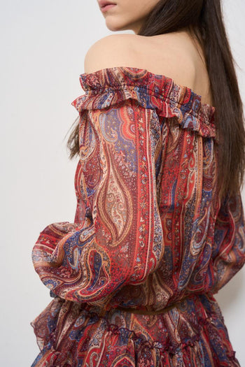Blusa donna in fantasia - 5