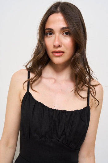 Abito donna lungo nero - 6
