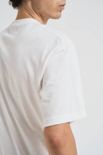 T-shirt uomo girocollo bianca - 5
