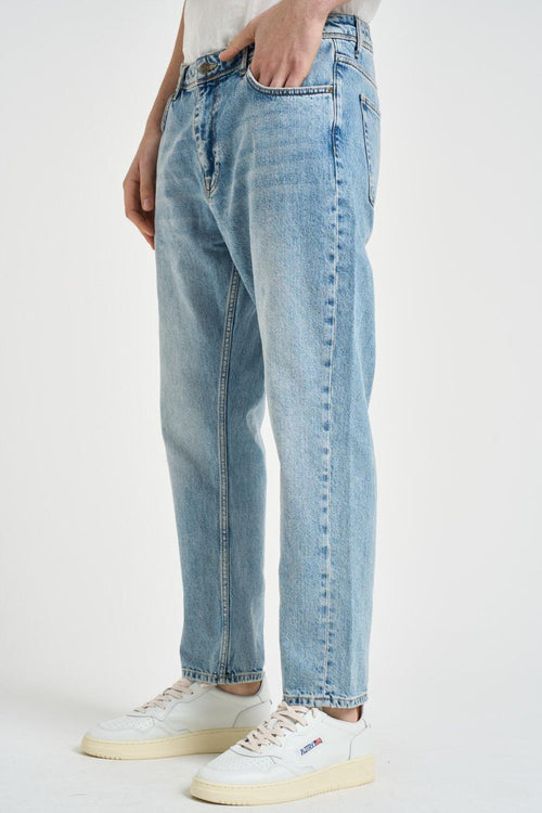 Jeans uomo regular fit in denim chiaro - 2